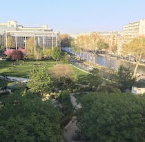 Have a picnic or take a nap in the sun at Jardin Villemin