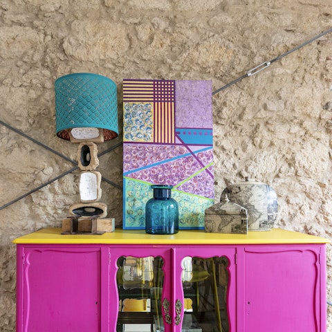 The colourful cupboard