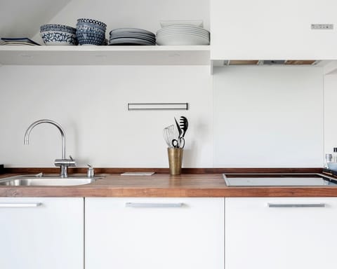 A well-equipped kitchen
