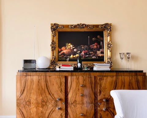 This vintage sideboard