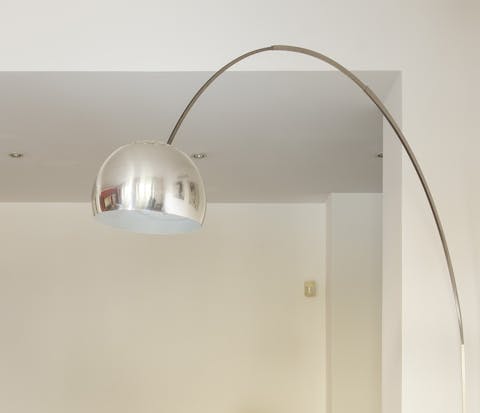 Read a good book under the Castiglioni lamps