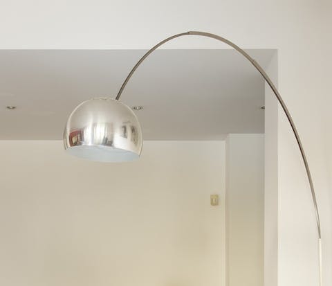 Read a good book under the Castiglioni lamps