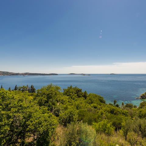 Enjoy mesmerising views of the Adriatic