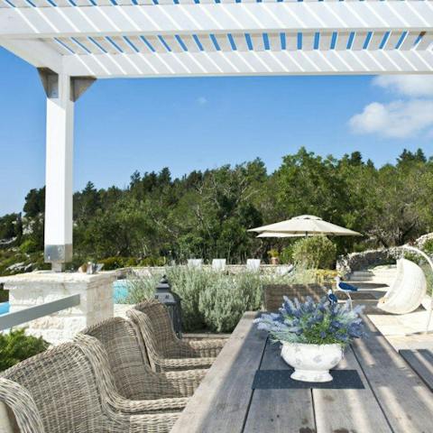 Savour every meal on the alfresco dining terrace