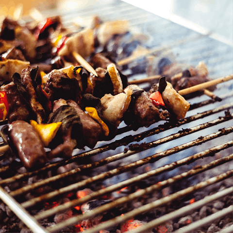Light up the barbecue and grill some fresh Italian fare for lunch