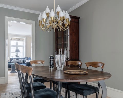 The regal dining room