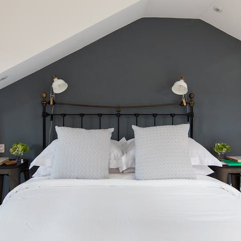 Relax in the gorgeous bedrooms