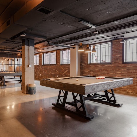 Make the most of the onsite lounge and games room