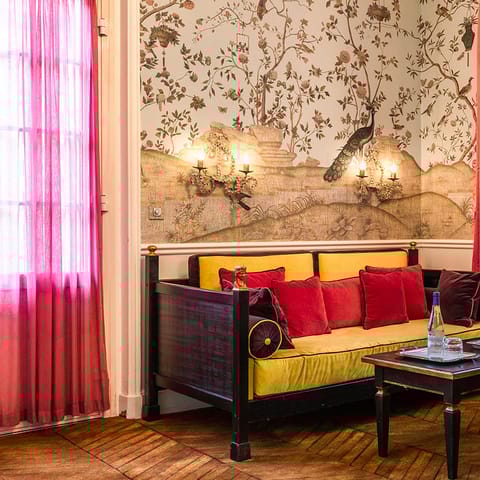 The Second-Empire-style interiors