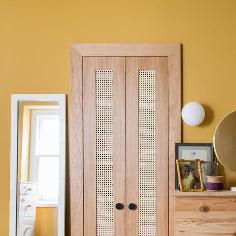 Handcrafted wardrobe doors