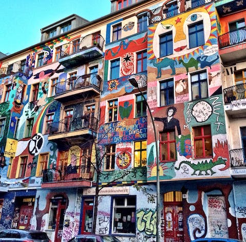 A colourful and vibrant neighbourhood