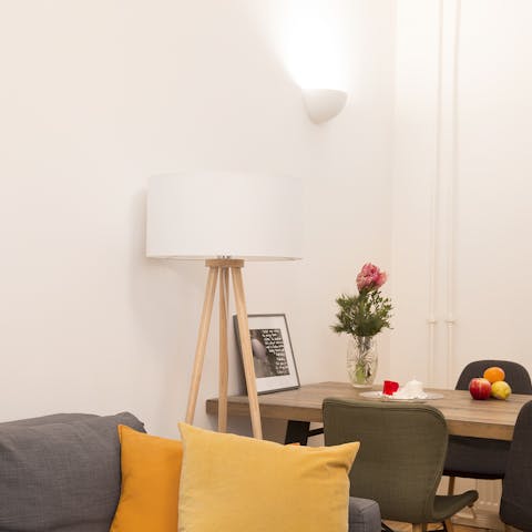Homely interiors throughout