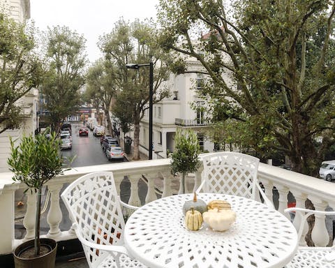 A charming balcony