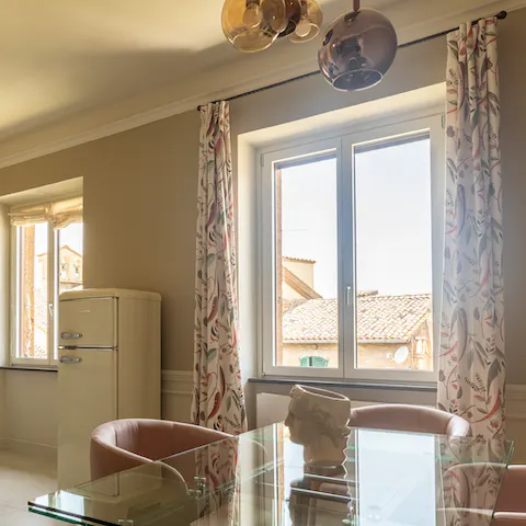 Admire views of Orvieto's rooftops and the Umbrian and Tuscan countryside from two terraces