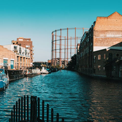 Stroll through Hackney towards Broadway Market and the canal