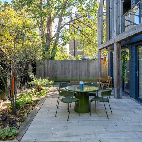 Savour your morning tea or coffee in the garden