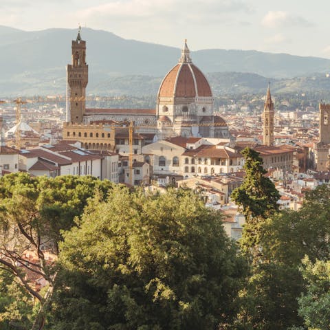 Explore the city's beautiful cathedral – it's within walking distance