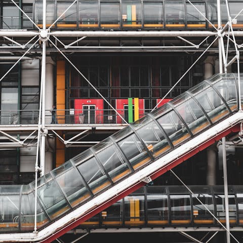 Browse the masterpieces at the nearby Pompidou Centre