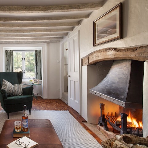 Warm up by the fire after a day out in nature