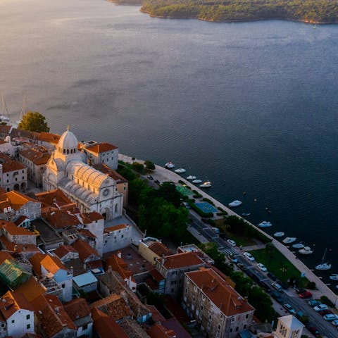 Start your journey in Sibenik, where you'll catch the boat to Prvic