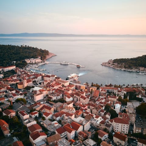 Plan a day trip to the nearby city of Spilt