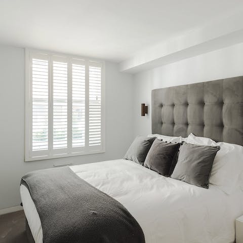 Sleep well in the comfy beds and wake up feeling rested