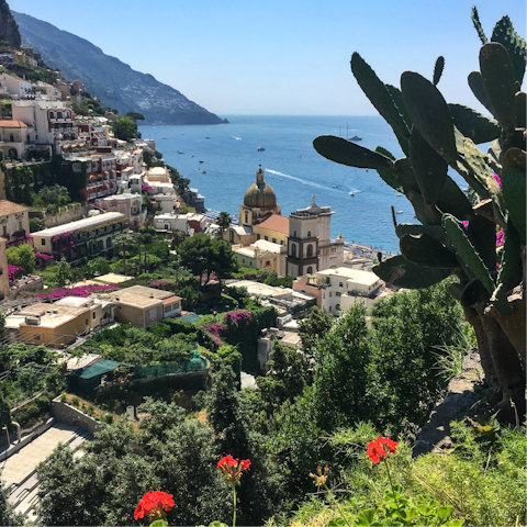 Visit Positano for lunch in the sunshine – it's 8 kilometres away