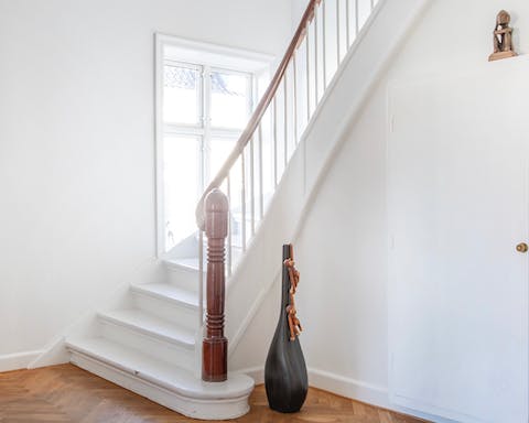 The elegant staircase
