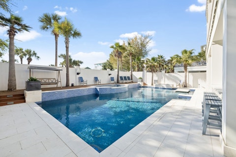 Slip into the private pool for a refreshing swim