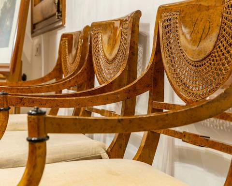 These monogrammed chairs