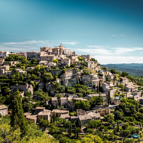 Start the day like a local with a walk to the village boulangerie