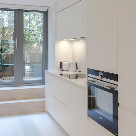 All of the modern amenities