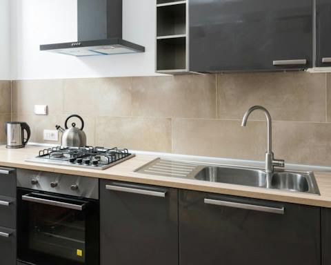 A modern kitchen