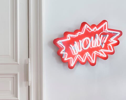 This funky wall light