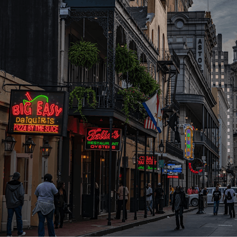 Explore New Orleans from your excellent location near the French Quarter