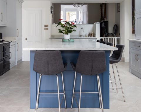 The exquisite kitchen island