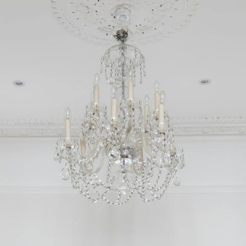 A glamorous chandelier