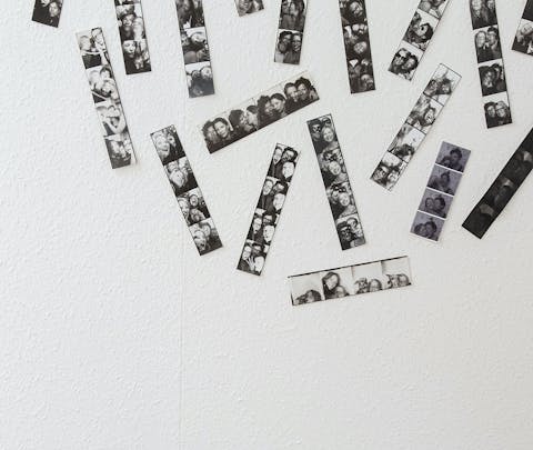 The collection of photo strips