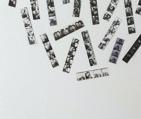 The collection of photo strips