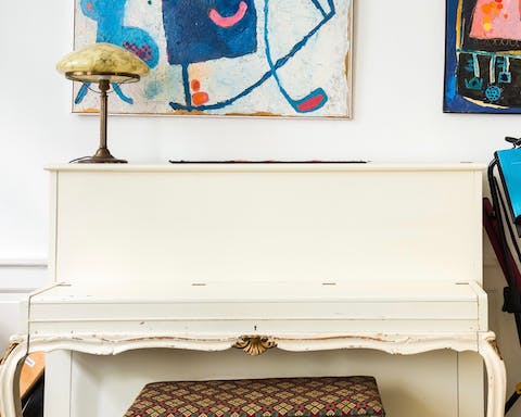 A piano for you to play