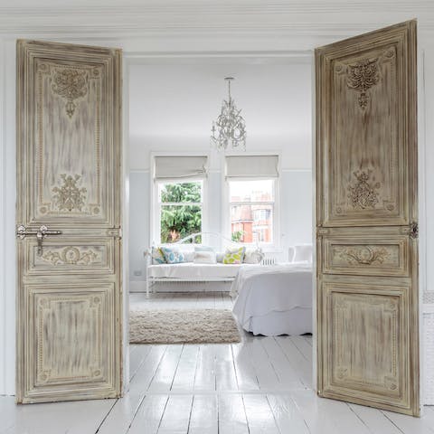 elegant master suite