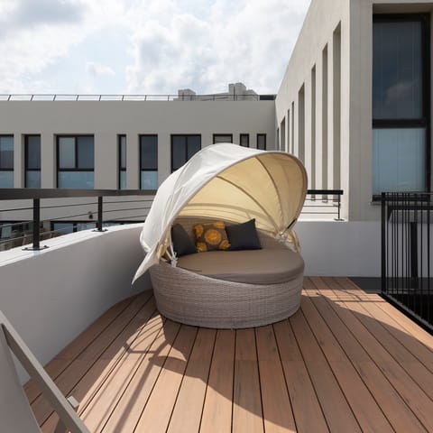 Relax on the rooftop