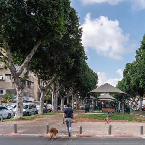 Close to Rothschild Boulevard