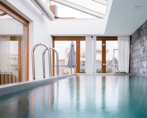 The indoor pool