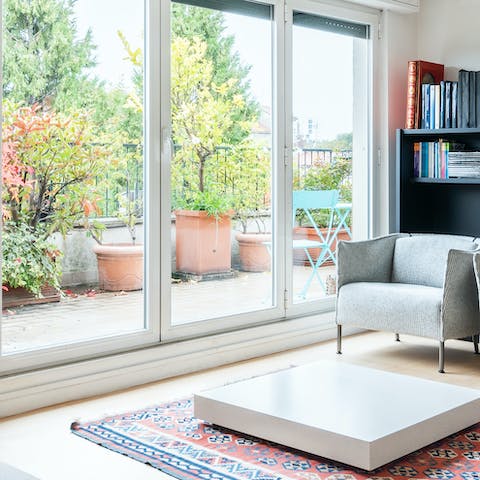 Plenty of natural light