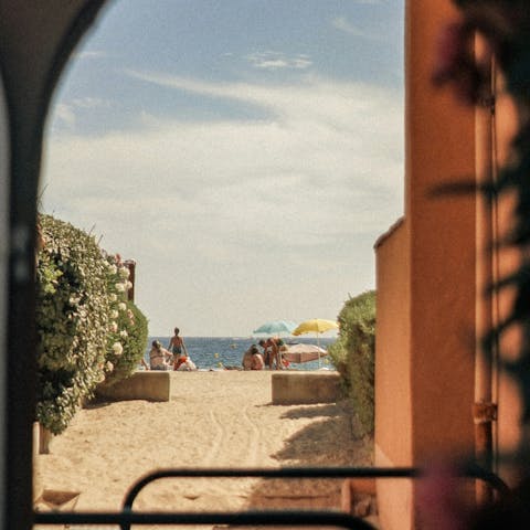 Spend blissful days on the beaches of Grimaud