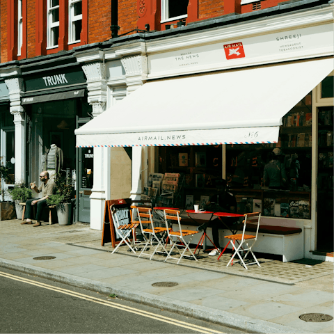 Discover Marylebone's cute cafes and local shops