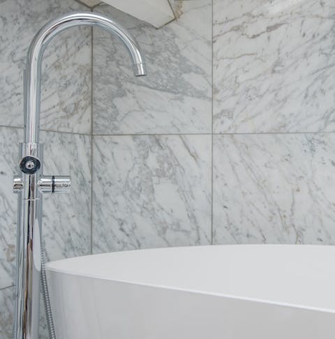 Pamper yourself in the spa-like ensuite bathrooms