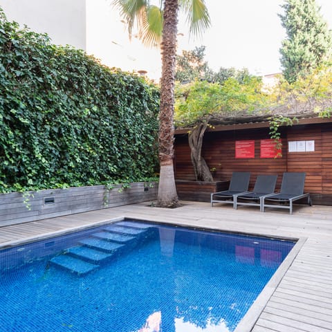 A resident-only pool