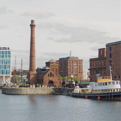 Wander down to the waterfront, just a couple of minutes away